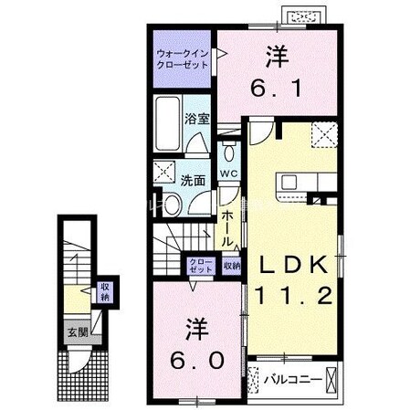 アスセーナの物件間取画像